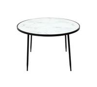 - Table basse Felicity effet marbre - Blanc et noir - Felicity