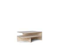 Ferm Living Distinct Grande Table Basse Duo Travertin