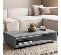 Table basse FineBuy 100 cm Table de salon Table de salon Grand espace de rangement Table basse