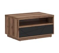 Table basse Forn 90x60 Chêne Delano/Noir