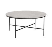 Table Basse Fritz Hansen Planner Ø80 Crème/ Noir
