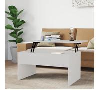 Table basse - FYDUN - 80x50,5x41,5 cm - Bois d'ingénierie - Dessus relevable - Montage requis