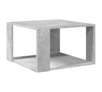 vidaXL Table basse gris béton 51,5x51,5x30 cm bois d'ingénierie, table d'appoint, table de salon, table latérale, bout de 848139