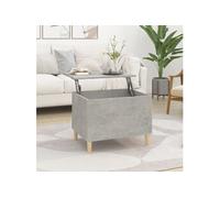 Table basse Gris béton 60x44,5x45 cm Bois d'ingénierie819568
