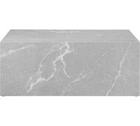 Table basse grise 90x60 cm aspect marbre Table de salon Table d'appoint