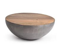 Table basse grise Lancaster D90