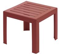 Table basse - GROSFILLEX - MIAMI - 40x40x41cm - Rouge Bossa Nova