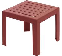 Table basse - GROSFILLEX - MIAMI - 40x40x41cm - Rouge Bossa Nova