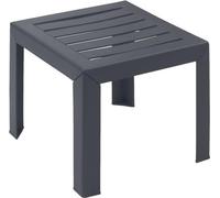 Table basse - GROSFILLEX - Miami - Anthracite - 40x40 - Résine