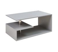 Table basse Haarlem 90 x 50 x 41 cm gris clair