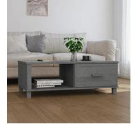 Table basse HAMAR Gris foncé 100x55x35 cm Bois massif de pin - VIDAXL - Contemporain - Design