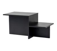 Table basse - HARMONY - Rectangulaire - Noir - 80 x 40 x 40 cm