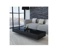 Table basse Haute brillance Noir