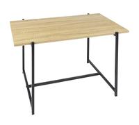 The Home Deco Factory Table basse Loka en MDF et métal Beige G