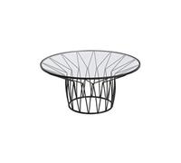 Table Basse Home ESPRIT Métal Verre 85 x 85 x 39 cm