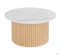 Atmosphera – Table basse Homelya 70x70x40 cm effet marbre