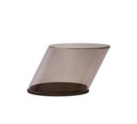 Table Basse Inclinable NORR11, Finition Fumée/verre