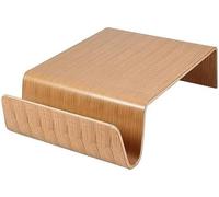 Table basse incurvée, en bois massif, idéale pour le salon et le salon