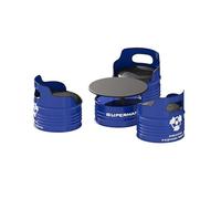 Table basse industrielle en fer avec 3 chaises, ensemble de meubles en métal durable pour cafés, bars et magasins