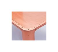 Table Basse Industrielle Métal Wall 110cm Cuivre