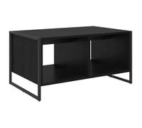 vidaXL Table basse Chêne noir 80 x 50 x 40 cm Bois d'ingénierie