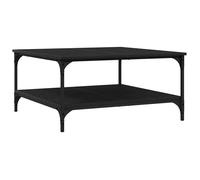 Vidaxl Table Basse Chêne Noir 80 X 80 X 40 Cm Bois D'ingénierie