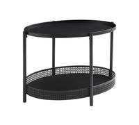 Table basse Jäller 66 x 51 x 44 cm noir