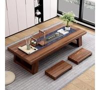 Table basse japonaise en bois massif pour le sol, la salle à manger, meubles traditionnels Chabudai pour le salon et table basse en bois de style japonais