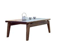 Table basse japonaise en bois massif Zen Table à manger pour bureau et salon Design minimaliste moderne Meuble de maison polyvalent