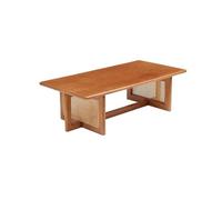 Table Basse Japonaise en Rotin Massif, Style Zen, Idéale for Balcon, Salon De Thé Ou Pièce À Vivre Centrale. Parfaite for Les Maisons D'hôtes, Appartements Et Hôtels