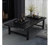 Table basse japonaise multifonctionnelle - Table basse pour salle à manger et camping - Table basse pour chambre à coucher, salon, balcon - Design compact 70 x 50 cm