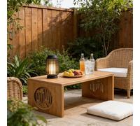 Table Basse Japonaise Pliable en Bois de Bambou - 70 cm Sans Montage, pour Thé Tatami, Méditation, Autel Zen, Salon, Bureau ou Balcon Design Minimaliste, Facile à Nettoyer et Ranger(100cm/39.4in)