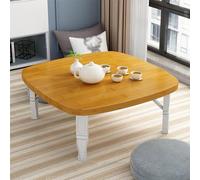 Table basse japonaise pliable en bois pour salon et pique-nique en plein air, table basse portable pour s'asseoir au sol, petite table à manger (80 x 35 cm) - Polyvalente et élégante