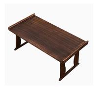 Table basse japonaise pliante - Table basse pour petits espaces de méditation et salle à manger - Utilisation polyvalente intérieur/extérieur pour salon, balcon et chambre à coucher
