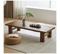 Table basse japonaise, table à café multifonctionnelle en bois avec étagère, bureau flottant compact pour chambre à coucher, salon, tamis, tatami, support pour ordinateur portable, 60x35x30cm