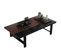 Table basse japonaise - Table basse en bois pour le thé, salle à manger rustique, accent pour salon, style ferme,