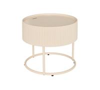 Atmosphera – Table basse Juna Beige 45x45x40,5 cm