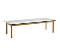 Table Basse Kofi 140x50 Chêne/ Transparent Transparent