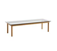 HAY Table Basse Kofi 36x50x140 Chêne/Verre Rainuré Transparent