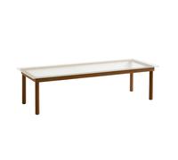 Table basse Kofi structure noyer 140x50cm water-based lacquered walnut base