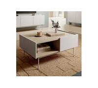 Table Basse Komodee KELOWNA STO1 Système de fermeture silencieuse des façades Cachemire Cachemire 65 x 97 x 45 cm
