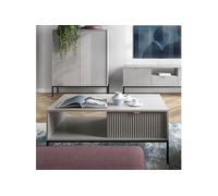 Table Basse Komodee NANAIMO STO1 Frontal en relief Gris Gris 68 x 104 x 48 cm