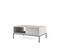 Table Basse Komodee NANAIMO STO1 Frontal en relief Gris Gris 68 x 104 x 48 cm