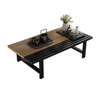 Table basse Kotatsu en bois de style asiatique pour le salon, table à thé japonaise traditionnelle avec design rustique, idéale pour manger ou se détendre, meuble asiatique unique