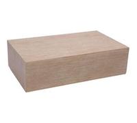 Table basse Kub travertin - Amadeus - Marron - Bois Marron G