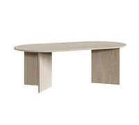 Table basse Kynd 119 x 60 x 40 cm effet travertin