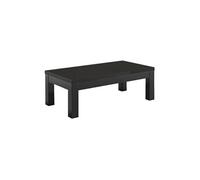 DEYTON - Table Basse L127cm Laquée Noir Brillant - Altobuy Noir