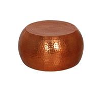 vidaXL Table basse laiton Ø55x28 cm aluminium, table latérale, table de salon, table d'accent, bout de canapé, table 373374