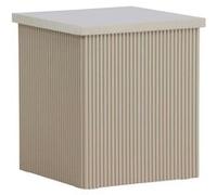 Venture Home - Table basse beige Lenox 40 x 40 x 45 cm Beige G