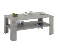 IDIMEX Table Basse Lorient, Table de Salon rectangulaire avec 1 étagère Espace de Rangement Ouvert, en mélaminé décor béton